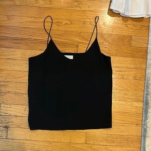 EUC Black Everlane Silk Tank, Size 4